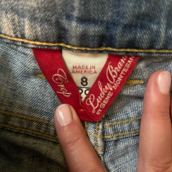 Lucky Brand Ripped Capris - Picture 3 of 8